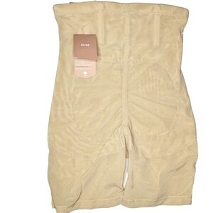 NWT KLVEE Shapewear High Waisted Body Shaper Nude Women's Size Large